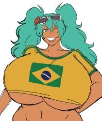 1female 1girls brazilian_miku female female_only hatsune_miku latin_american_hatsune_miku_(meme) momiji_(artist) solo solo_female tagme twitter_link vocaloid