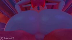 big_ass big_breasts bouncing_breasts cowgirl_position plap renamon1235 robot robot_girl tagme vaginal_penetration video