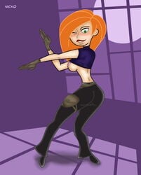 disney female female_only human kim_possible kimberly_ann_possible niicko nipples solo straight_hair tagme