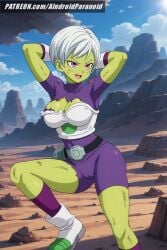 ai_generated aindroidparanoid ass big_ass big_breasts big_butt busty butt cheelai curvy cute dragon_ball dragon_ball_super fat_ass female female_only green_skin hips huge_ass huge_breasts large_ass large_breasts legs narrow_waist ripped_clothes ripped_clothing ripped_pants slim_waist stable_diffusion tagme thick_ass thick_thighs torn_clothes torn_clothing voluptuous waist white_hair wide_hips