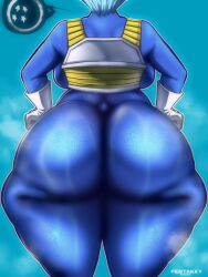 ass big_ass big_breasts bulma_briefs dragon_ball dragon_ball_z female human penpen_(artist) saiyan_armor shueisha solo tagme