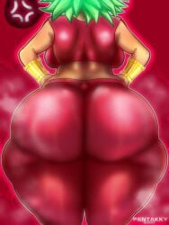 2d ass_bigger_than_head big_ass big_butt bubble_butt dragon_ball dragon_ball_super female full_color fully_clothed kefla no_penetration penpen_(artist) shueisha solo solo_female tagme twitter_link