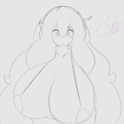 1girls aeria_(riley_moore) animated animated female huge_breasts pinup purpleguyri riley_moore_(artist) super_breasts tagme