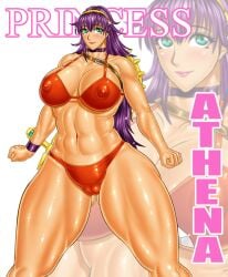 1girls amazon ass_visible_through_thighs athena_asamiya athletic athletic_female big_breasts bikini breasts busty cameltoe circle_max clothed fat_mons female headband huge_breasts king_of_fighters latex light-skinned_female light_skin long_hair nipple_bulge nipples nipples_visible_through_clothing princess_athena purple_hair red_bikini shiny shiny_clothes snk snk_heroines:_tag_team_frenzy standing star text thick_thighs thighs tied_hair tight_clothes tight_clothing tight_pussy voluptuous voluptuous_female wide_hips