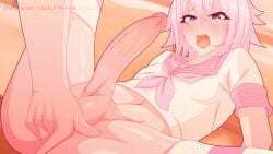 anal animated astolfo_(fate) femboy fingering gif hung roommate