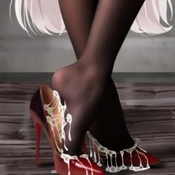 aegir_(azur_lane) azur_lane cum cum_in_heels cum_in_shoe cum_on_feet cum_on_heels cum_on_shoes cum_on_soles drenched_in_cum feet foot_fetish foot_focus heels heels_fetish high_heels high_heels_focus human human_only shoe_fetish shoes shoes_only soles stockings sym. tagme toes unseen_character