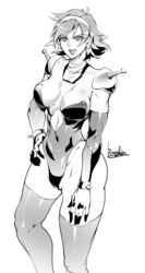 1girls 2021 bodysuit bowalia breasts curvaceous earrings female female_focus female_only female_solo g_gundam gundam hairband human large_breasts looking_at_viewer mobile_trace_suit pilot_suit rain_mikamura short_hair skin_tight solo solo_female thick_thighs thighs voluptuous wide_hips