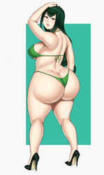 tsuyu asui from my hero academia by abyssdagon