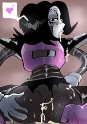 after_anal after_fellatio after_sex androgynous cum cum_in_ass cum_in_mouth cum_on_balls cum_on_face cum_trail gay high_heels looking_at_viewer looking_back looking_back_at_viewer metal_arm mettaton mettaton_ex monster monster_boy murgosworld on_knees plump_lips robot robot_boy spread_ass sweat sweaty sweaty_ass sweaty_face undertale yaoi