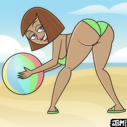 ass danny_phantom female madeline_fenton nickelodeon outdoors outside sideboob solo swimsuit tagme tsmdraws