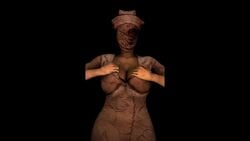 3d animated boobs monster monster_girl no_sound nurse_(silent_hill) revealing_breasts sfm silent_hill silent_hill_homecoming skeletron27 solo solo_female source_filmmaker tagme tits video