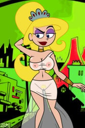 ass_visible_through_thighs breasts cartoon_network eris_(billy_and_mandy) female nipples pubic_hair pussy solo tagme the_grim_adventures_of_billy_and_mandy tsmdraws vagina