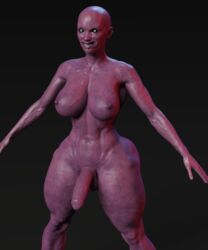 3d big_breasts black_sclera breasts crazy crazy_eyes creepy creepypasta daz_studio futa_only futanari horror insane insane_eyes misuzalha3d monster_futa monster_girl muscular muscular_futanari nightmare_fuel nipples penis piercing_eyes purple_skin render scary scary_face tyrant ugly ugly_woman veins wide_smile