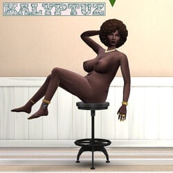 3d afro anklet areolae breasts chair chubby dark-skinned_female dark_skin devious_desires deviousdesires erect_nipples female female_only jewelry kalyptuz nail_polish necklace nipples nude pose pussy ring sims sims4 solo tall_female the_sims the_sims_4 thick thick_thighs vivienne_doty wide_hips