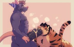 abs balls biceps blowjob bodybuilder cursedmarked furry hyper hyper_balls hyper_genitalia hyper_muscles hyper_penis hyper_testicles male male_focus male_only muscles muscular muscular_arms muscular_ass muscular_back muscular_legs muscular_male muscular_thighs nipples pecs penis testicles veins veiny_penis