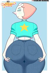 1girls 2d ass big_ass big_butt bottom_heavy bubble_ass bubble_butt cartoon_network coldarsenal crystal_thots dat_ass dumptruck_ass fat_ass fat_butt female female_only fully_clothed gem_(species) huge_ass jeans large_ass large_butt looking_at_viewer looking_back milf mom_jeans no_penetration no_sex pearl pearl_(steven_universe) solo solo_female steven_universe steven_universe_future thick_ass thick_thighs wide_hips