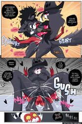 1boy 1futa 1girls anal anal_sex anus ass avian balls big_penis bird bisexual_sandwich blank_eyes breast_grab breast_smother breasts carliabot clothing comic costume_switch cum cum_in_ass cum_in_pussy cum_inside demon demon_girl dialogue ejaculation female femdom foaming_at_the_mouth futa_on_male futadom futanari halloween_costume helluva_boss horns humanoid humanoid_penis imp intersex male malesub moxxie_(helluva_boss) multiple_doms multiple_orgasms nude octavia_(helluva_boss) orgasm owl owl_demon penis pussy pussy_ejaculation pussy_juice reverse_cowgirl_position sandwiched sex size_difference standing text threesome vaginal_penetration yellow_eyes