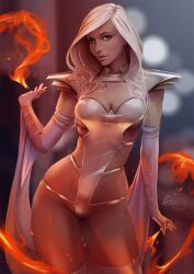 blonde_hair cameltoe curvy emma_frost female marvel marvel_comics phoenix_five souracid white_queen x-men