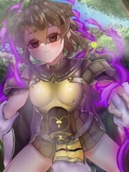 1girls arm_grab aura bare_thighs breasts brown_eyes brown_hair corruption cum cum_in_pussy cum_inside dark_aura delthea_(fire_emblem) disinterested emotionless expressionless eyes_in_shadow female_focus female_on_top fire_emblem fire_emblem_echoes:_shadows_of_valentia forest frown hair_between_eyes holding_hands icecream_(kwsu2482) looking_at_viewer male_pov mind_control nintendo outdoors penetrating_pov ponytail pov rape reverse_rape short_hair small_breasts solo_focus spread_legs straddling thighs vaginal_penetration victim_pov