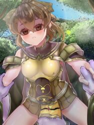 1girls arm_grab bare_thighs breasts brown_eyes brown_hair corruption cum cum_in_pussy cum_inside delthea_(fire_emblem) disinterested emotionless expressionless eyes_in_shadow female_focus female_on_top fire_emblem fire_emblem_echoes:_shadows_of_valentia forest frown hair_between_eyes holding_hands icecream_(kwsu2482) looking_at_viewer male_pov mind_control nintendo outdoors penetrating_pov ponytail pov rape reverse_rape short_hair small_breasts solo_focus spread_legs straddling thighs vaginal_penetration victim_pov