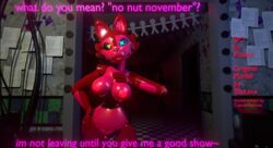 2021 3d 3d_(artwork) anthro breasts digital_media_(artwork) english_text fan_character female five_nights_at_freddy's five_nights_at_freddy's_2 genitals hi_res klaiko pussy solo tagme text video_games