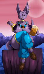 beerus from dragon ball by suirano