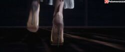 3d alcina_dimitrescu feet femdom giantess heels high_heels inside_shoe insole larger_female legs nude_male nudity palaman2122 resident_evil resident_evil_8:_village shoes smaller_male squashing used_as_an_insole walking