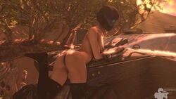 1girls armor bent_over dat_ass female female_only halo_(series) helmet looking_at_viewer odst rookie425 skin_tight