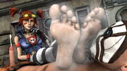 1boy 1boy1girl 1girls 3d 3d_model 3d_render bandage_on_face barefeet barefoot borderlands borderlands_2 choker clothed cum cumming edit ejaculation erection feet feet_fetish feet_focus feet_together female foot_fetish foot_focus gaige_(borderlands) ginger_female ginger_hair goggles goggles_on_head green_eyes jacket kombatkatto legs_together legs_up light-skinned_female light-skinned_male looking_at_penis mask masked_male metal_arm musk painted_toenails pants penis ponytails psycho_(borderlands) red_hair redhead sfm shiny_skin smell smelling smelling_feet smelly_feet smile soles source_filmmaker source_filmmaker_(artwork) steam steamy steamy_feet sweat sweaty sweaty_feet thighhighs toes torn_thighhighs video_game_character video_game_franchise video_games white_toenails