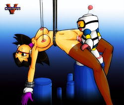 breast_grab mega_man mega_man_legends nipples servbot sex tagme tron_bonne vaginal_penetration vcampan