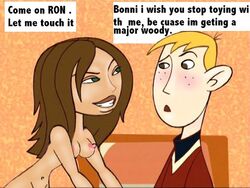 bonnie_rockwaller disney female human kim_possible male nipples ron_stoppable straight straight_hair tagme vlade