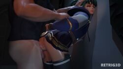 1boy 1girls 30_seconds 3d against_wall animated apollolewdz_(va) bent_over big_penis bottomless cum cum_in_pussy cum_inside from_behind green_hair kiriko_(overwatch) kiriko_kamori light-skinned_female light-skinned_male light_skin longer_than_10_seconds muscular muscular_male no_panties overwatch overwatch_2 ponytail retrig3d school_uniform short_video shorter_than_30_seconds sophomore_kamori sound standing standing_doggy_style unseen_male_face vaginal_penetration video volkor