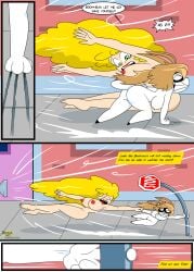 2girls anthro anthro_female ass bird bird_girl blonde blonde_hair boom-bun boom-bun_(comic) breasts_bigger_than_head bubble_ass bubble_butt bunny bunny_girl butt clothed clothed_female clothed_female_nude_female clothes_flying clothes_removed clothes_sucked_off comic comic_page embarrassed embarrassed_female embarrassed_nude_female enf female female_focus female_only furries furry hand_on_ass human human_female light-skinned_female light_skin long_hair naked naked_female nude nude_female pale-skinned_female pale_skin rabbit rabbit_girl red_eyes resisting revenge size_difference vacuum vacuum_suck wind wind_blowing wind_lift xierra099