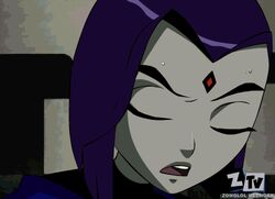 2d 2girls accurate_art_style animated classic clitoral_hood closed_eyes dc dc_comics dcau fat_mons female female/female female_focus female_only fingering forehead_jewel gif grey_skin inside_view internal long_labia manual multiple_girls purple_hair pussy pussy_juice rachel_roth raven_(dc) smooth_skin starfire teen_titans yuri zone