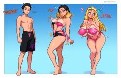 ass_expansion bikini bimbo bimbofication breast_expansion breast_growth breast_growth_(enlargement) breasts darkmoney1 female gender_transformation hopetg male mtf_transformation transformation