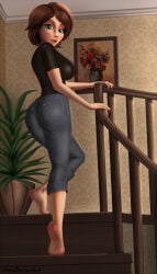 1girls ass big_hero_6 cass_hamada disney female jeans katzueki marvel solo