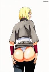 accurate_art_style ai_generated anime_coloring curvy female female_only manga_style mature mature_female milf naruto naruto_(series) naruto_shippuden pinup samui solo solo_female solo_focus stickyai