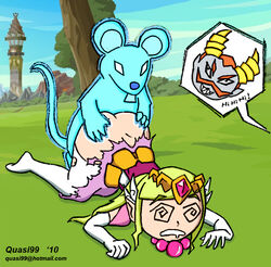 1girls 2010 artist_name blonde_hair chancellor_cole doggy_style email_address english_text hands_on_ass long_blonde_hair long_hair nintendo opera_gloves princess_zelda quasi99 rape rat speech_bubble spirit_tracks stockings text the_legend_of_zelda the_legend_of_zelda:_spirit_tracks toon_zelda tower_of_spirits