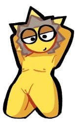 chest evilincarn8te fortnite male pussy sunspot_(fortnite) top_surgery_scars trans_man vagina yellow_skin