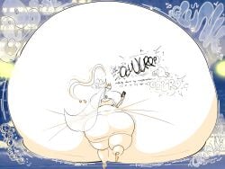 belly_focus burping female_only huge_ass huge_belly huge_stomach mass_vore pheromosa pokemon post-vore stomach_noises vore weight_gain