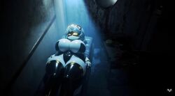 ai_generated cleavage gigantic_breasts huge_breasts robot robot_girl tagme thick_thighs wide_hips