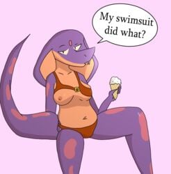 ariolimax breast edit female keeshee nipple_slip redraw simple_background snake snake_girl swimsuit tagme wardrobe_malfunction