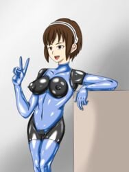 1girls areola areolae arms_up bangs big_breasts black_latex black_latex_armwear black_latex_thighhighs blue_gloves blue_latex blue_latex_armwear blue_latex_elbow_gloves blue_latex_leotard blue_latex_thighhighs bodysuit breasts brown_eyes brown_hair cameltoe elbow_gloves erect_nipples female female_focus female_only gloves godzilla:_city_on_the_edge_of_battle godzilla:_monster_planet godzilla:_the_planet_eater godzilla_(series) hair happy headgear hips latex latex_armwear latex_boots latex_clothing latex_elbow_gloves latex_gloves latex_legwear latex_leotard latex_skin latex_skinsuit latex_stockings latex_suit latex_thigh_highs latex_thighhigh_boots latex_thighhighs latex_vagina leaning leaning_back leaning_on_elbow leaning_on_object long_gloves looking_at_viewer nipples object open_mouth peace_sign png polygon_pictures pussy pussy_in_bodysuit shiny_latex shiny_legwear shiny_suit short_hair simple_background skin_tight skin_tight_outfit skin_tight_suit skin_tight_thighhighs skintight skintight_bodysuit skintight_clothing skintight_suit solo solo_female solo_focus stray_123 teeth thick_thighs thighhighs thighs toho toho_(film_company) tongue v vagina yuko_tani