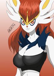 akzet breasts cinderace female furry_female furry_only no_humans pokemon pokemon_only pokemon_ss tagme