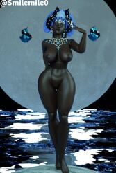 1girls 3d african_mythology big_breasts black_hair braids dark-skinned_female dark_skin deity female female_only goddess hi-rez_studios huge_breasts mythology nude pinup public_domain pussy smilemile0 smite solo thick_thighs voluptuous voluptuous_female wide_hips yemoja_(smite)