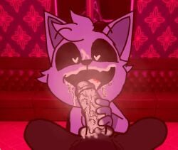 anthro anthro_on_anthro anthro_only catnap catnap_(poppy_playtime) critters_(poppy_playtime) domestic_cat feline feline furry_only no_humans oc ocs opposerose poppy_playtime poppy_playtime_(chapter_3) purple_fur purple_skin sex smiling_critters tagme