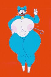 alternate_version_available areola arm_up belly big_areola big_nipples blue_body blue_fur chubby collar copyright dark_eyelashes digital_drawing digital_media_(artwork) doraemon doraemon_(character) eyelashes feline furry furry_female hand_on_hip hyper hyper_ass hyper_breasts looking_at_viewer milf naked nipples nobita_nobi_cuck nsfw_version_available nude nude_female parody parody_porn peace_sign pink_areola pink_nipples pose pussy pussy_visible red_collar reference robot_girl robot_humanoid semi_nude simple_background slightly_chubby_female smile smiling_at_viewer sukoi_(artist) thick thick_thighs tiny_feet