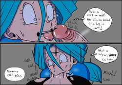 android_18 bulma_briefs dragon_ball dragon_ball_z futanari future_bulma skurigami