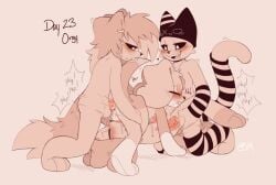 anthro anthro_on_anthro anthro_only black_sclera critters_(poppy_playtime) furry_only no_humans oc ocs poppy_playtime poppy_playtime_(chapter_3) sex skullnap_(pachi_rizuu) smiling_critters sweetmilk001_(artist) tagme white_pupils