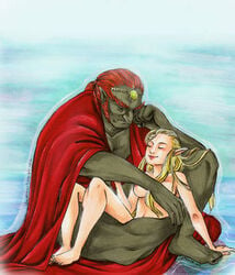 1girls ganondorf ganondorf_(ocarina_of_time) happy larger_male nude ocarina_of_time pleasuring_the_enemy princess princess_zelda royalty size_difference smaller_female softcore tagme the_legend_of_zelda villain_on_heroine zelda_(ocarina_of_time)